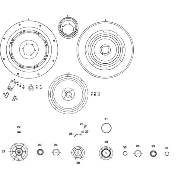 Taler disc cositoare Fella FEL140676, 140452, 496452, 140470