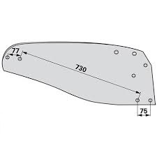 Cormană WY 350 stanga  plug vogel noot  PK700201