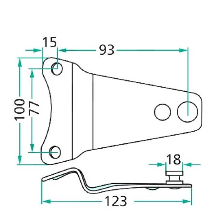 suport cutit cositoare  Vicon/PZ, Taarup, Kuhn, Deutz-Fahr  Z1033780 A142442000